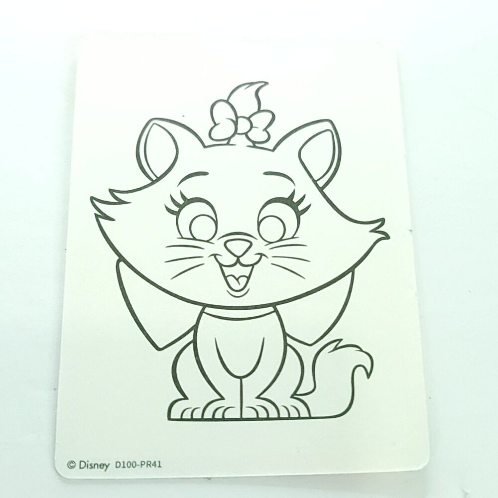 Marie Aristocats 2023 Card Fun 1/1 Disney 100 Carnival  Paper Sketch D100-PR41